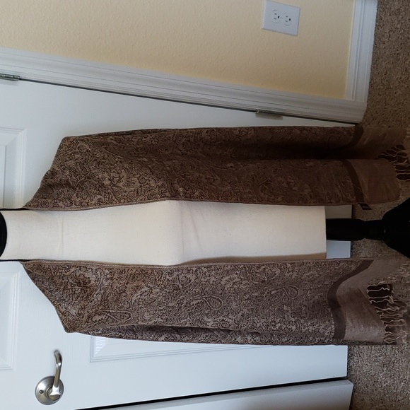 Taupe Pashmina - Picture 1 of 9